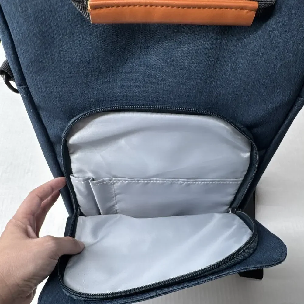 Soulelite Padded Tablet Bag Sleeve w Strap, Indigo Fabric 11.6-13.3in ST01
